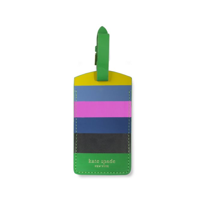 Kate Spade Luggage Tag, Enchanted Stripe