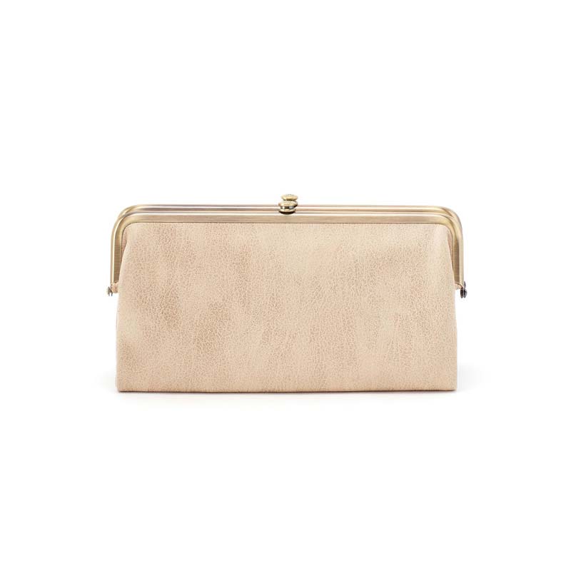 HOBO Lauren Clutch Wallet Buffed Gold VI 3385BUFGD Borsheims