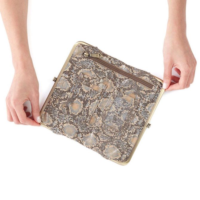 Hobo Lauren wallet halo shimmer outlet snake