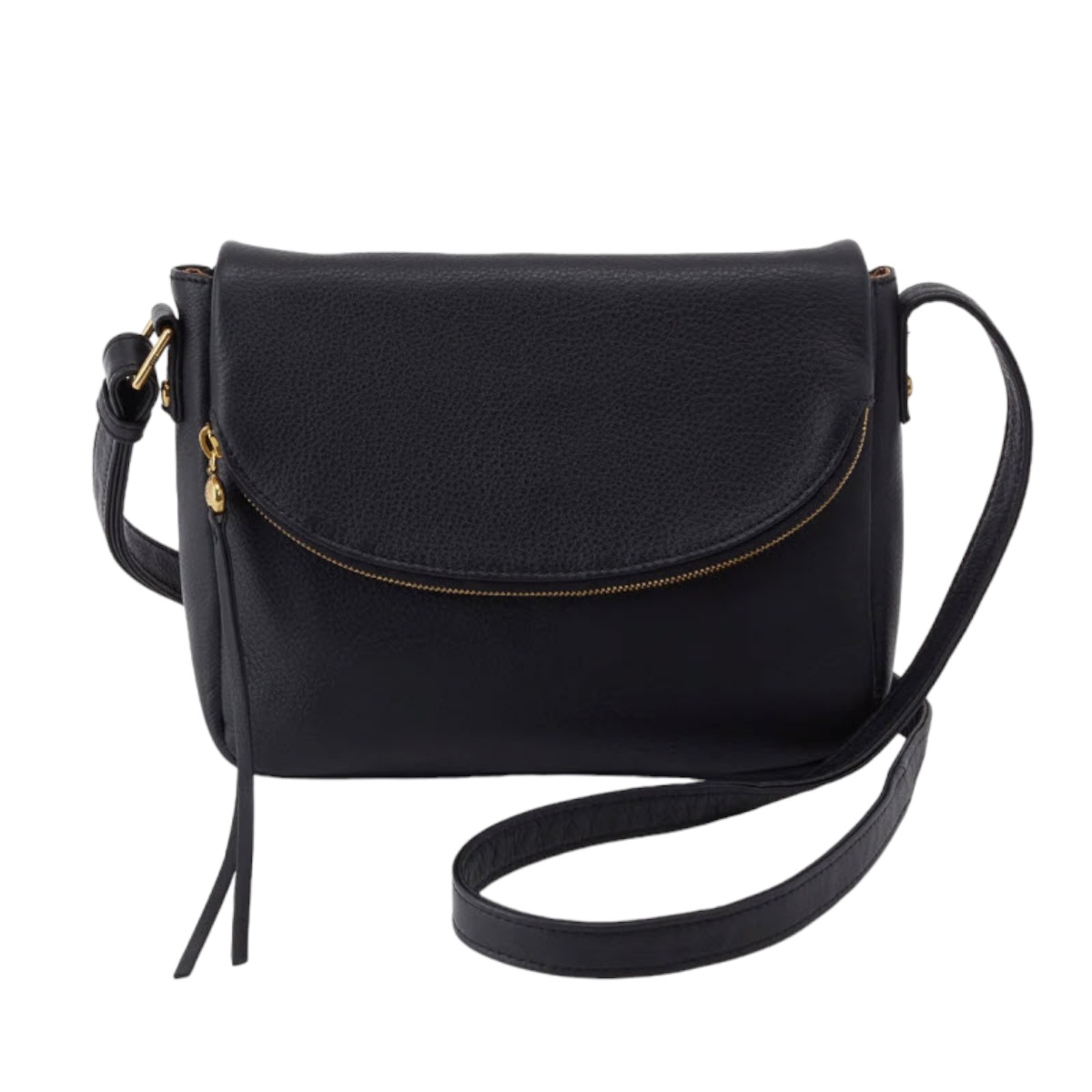 HOBO Fern Messenger Crossbody, Black | SO-82367BLK | Borsheims