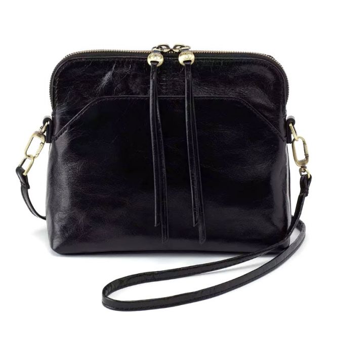 HOBO Reeva Crossbody, Black Vintage Hide