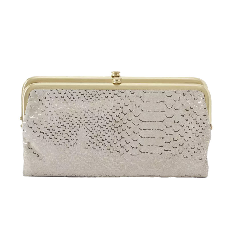 HOBO Lauren Clutch Wallet, Limited Edition Gold Filigree Exotic Pattern ...