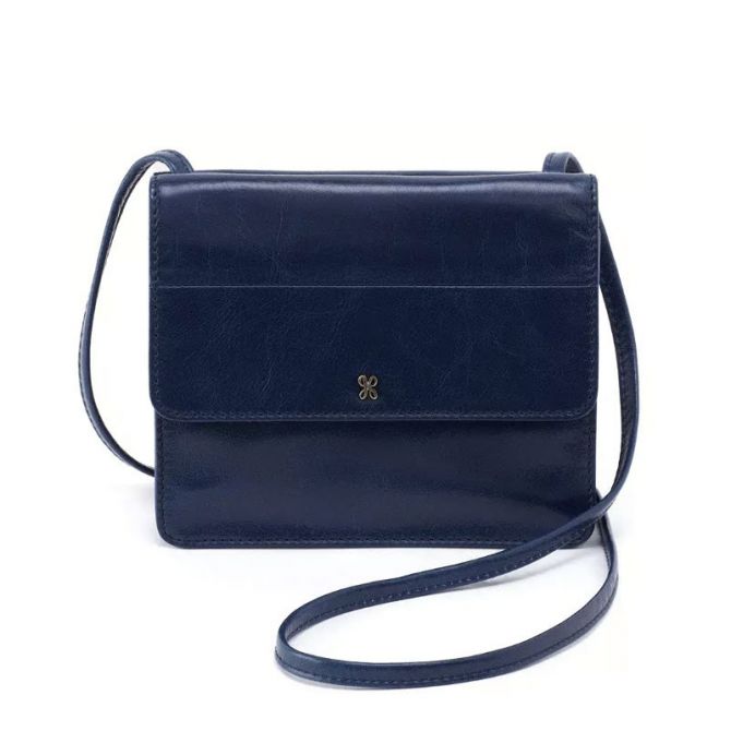 HOBO Jill Wallet Crossbody, Denim Vintage Hide