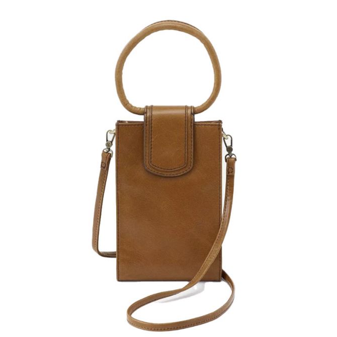 HOBO Sheila Phone Crossbody, Truffle Vintage Hide