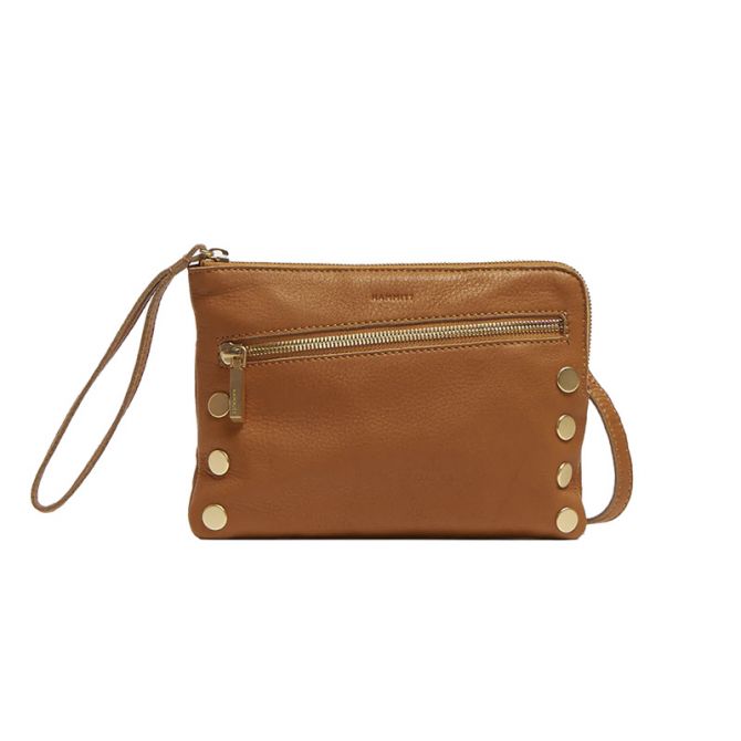 Hammitt Nash Small Crossbody Belt Bag, Nectar Tan and Brushed Gold hardware