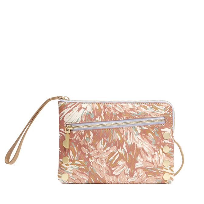 Hammitt Nash Small Wristlet, Garden Party and Brushed Gold Tone Hardware