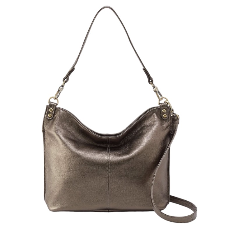 HOBO Pier Shoulder Bag, Pewter | SO-82303PWTR | Borsheims