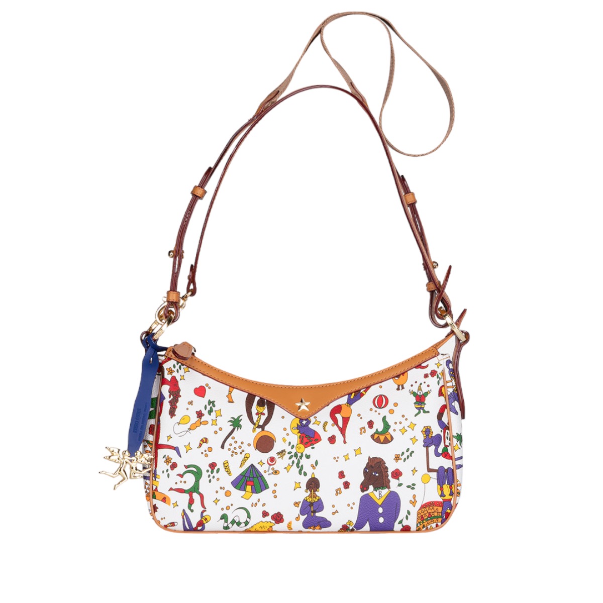 Piero Guidi Cecilia Magic Circus Sling Bag, White | 210511985-98 ...