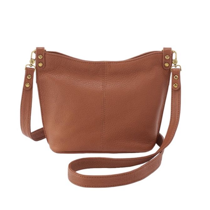 HOBO Pier Small Crossbody, Cognac