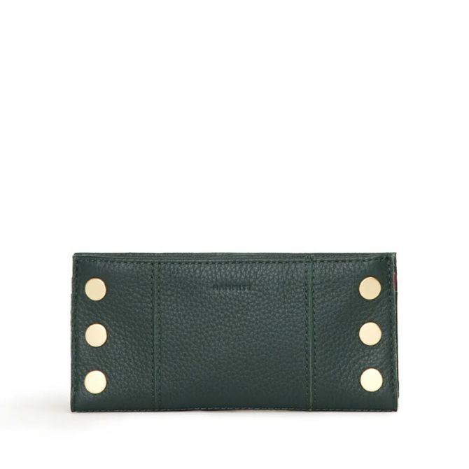 Hammitt 110 North Wallet, Grove Green and Brushed Gold Hardware