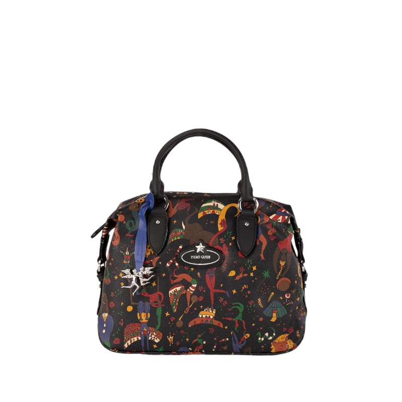 Piero Guidi Magic Circus Julia Bauletto Satchel, Black | L16934038-A7 ...