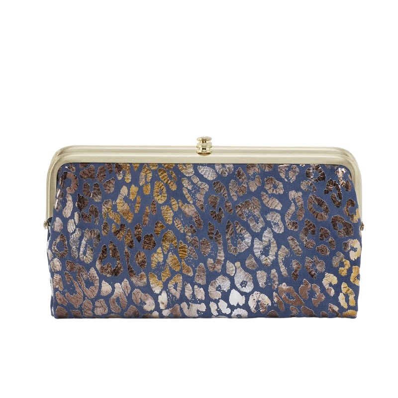 HOBO Lauren Clutch Wallet, Mirror Cheetah | VI-3385MCHT | Borsheims