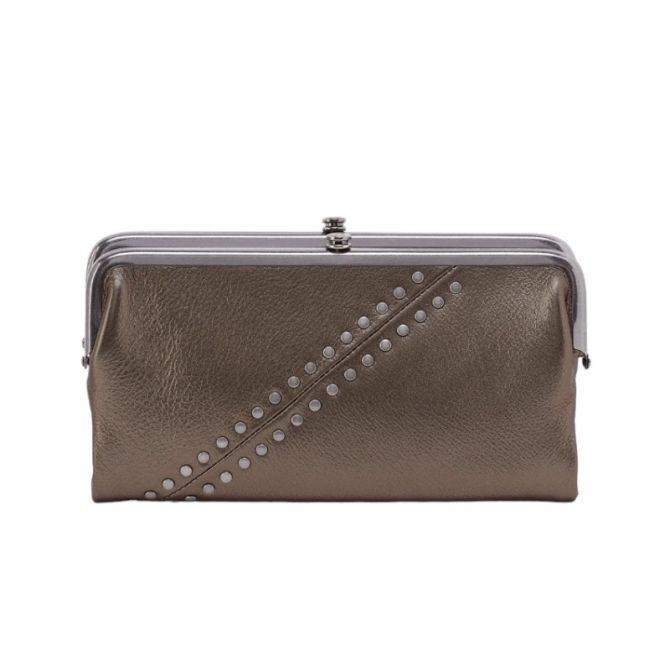 HOBO Lauren Clutch Wallet, Pewter