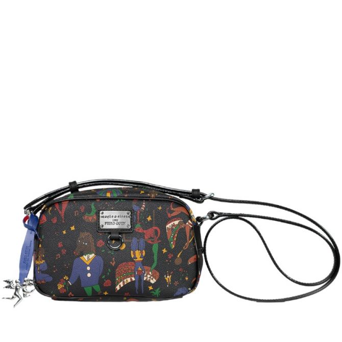 Piero Guidi Magic Circus Diana Tracollina Sling Bag, Black