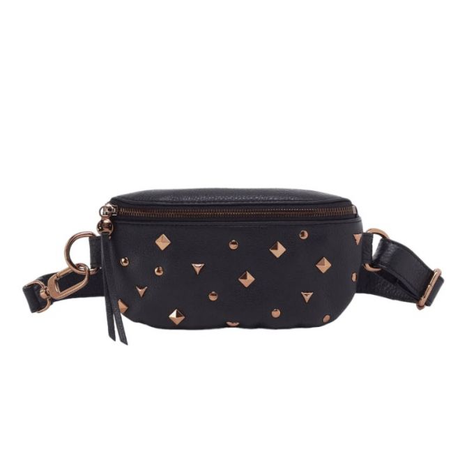 HOBO Fern Belt Bag, Studded Black