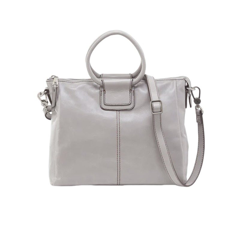 HOBO Sheila Medium Satchel, Light Grey | VI-35840LTGR | Borsheims