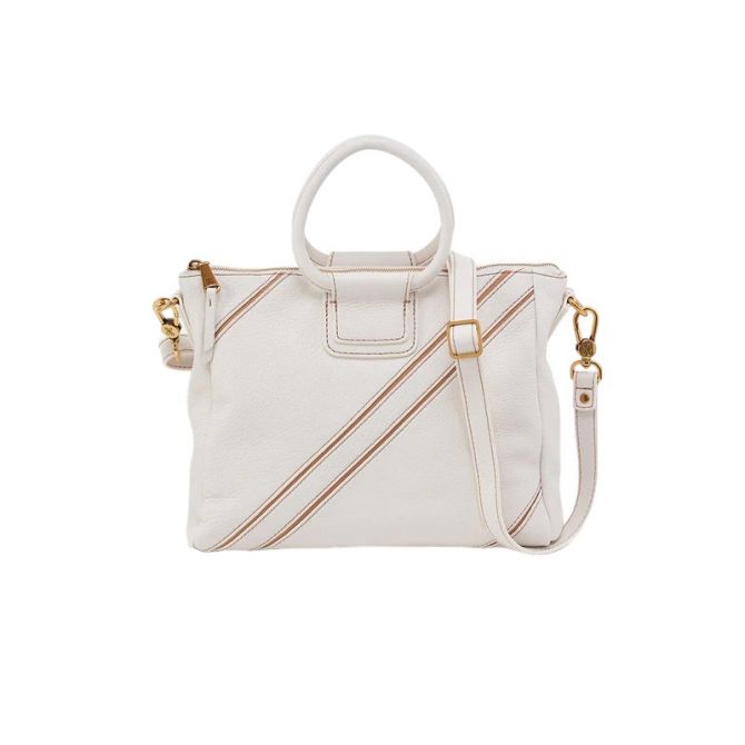 HOBO Sheila Medium Satchel, White Stripe