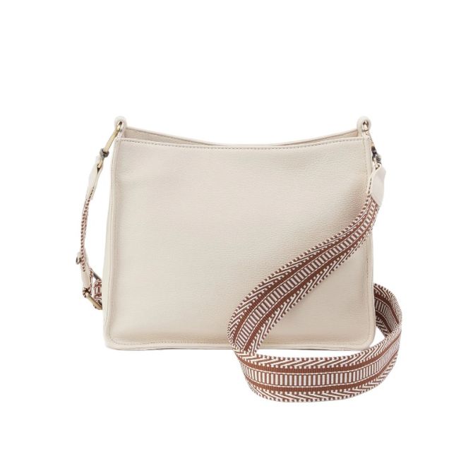 Hobo International pearl offers off-white satchel with matching wallet