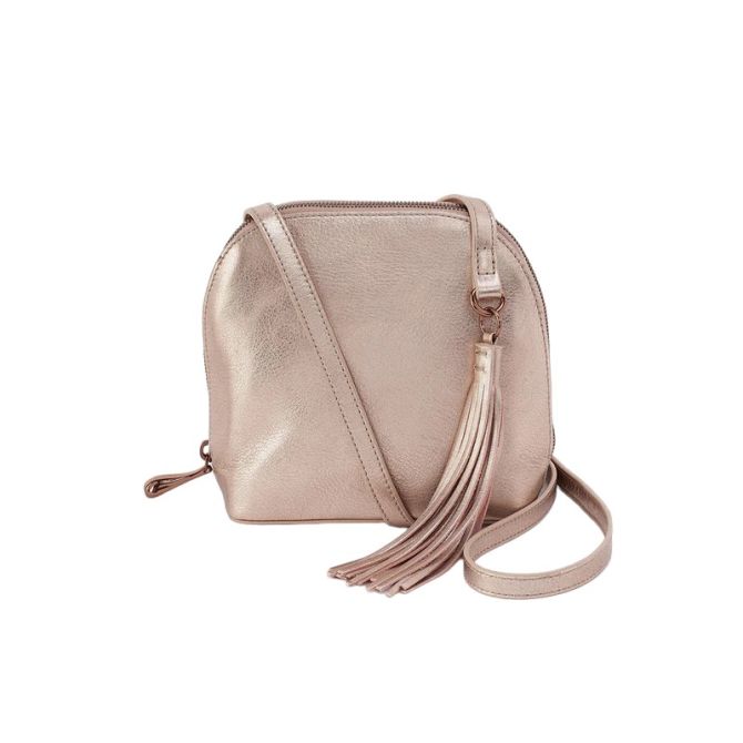 HOBO Nash Crossbody, Pink Gold Metallic