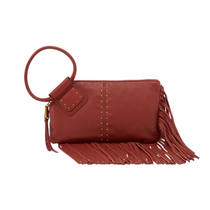 HOBO Sable Wristlet, Rust