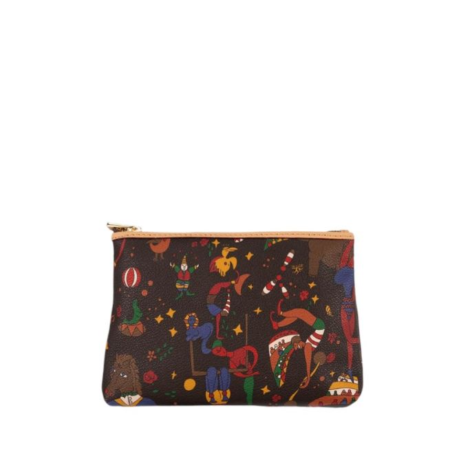 Piero Guidi Magic Circus Necessaire Cosmetic Case, Brown