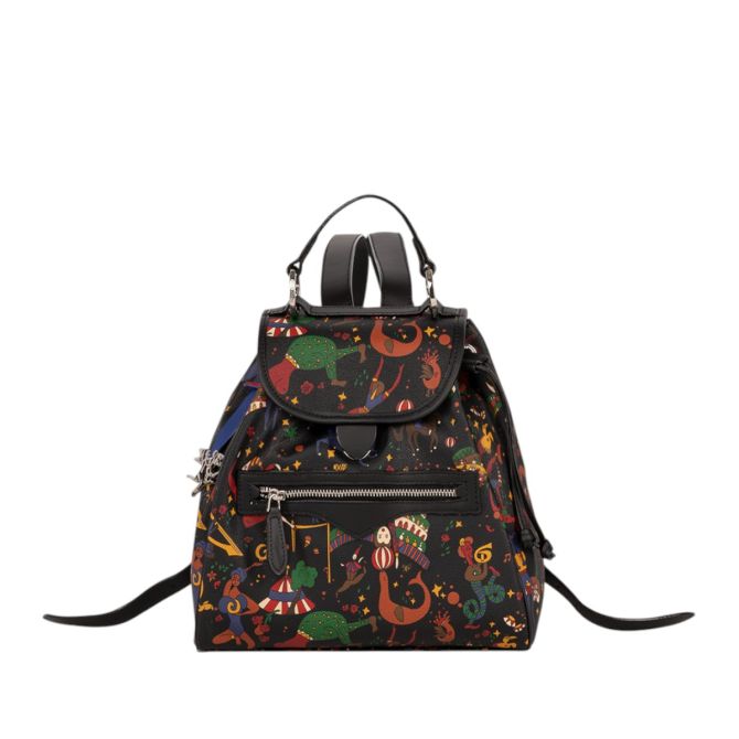 Piero Guidi Magic Circus Torino Backpack, Black