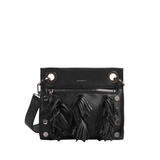 Hammitt Tony Small Crossbody, Vibrato Fringe and Gunmetal Hardware