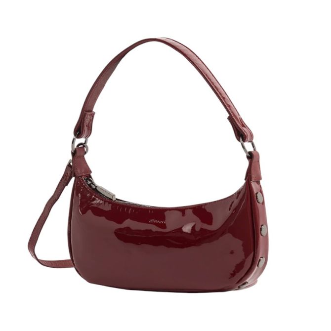 Hammitt Small Becker Top Handle Bag, Pirouette Patent Leather and Gunmetal Hardware