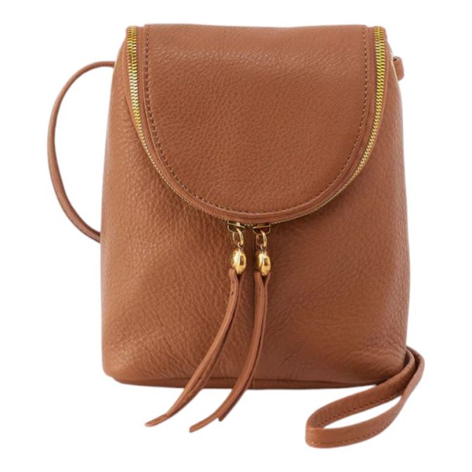 HOBO Fern Crossbody, Warm Honey Leather