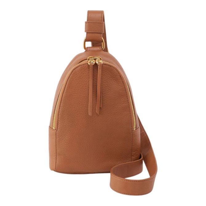 HOBO Fern Crossbody, Warm Honey Pebbled Leather