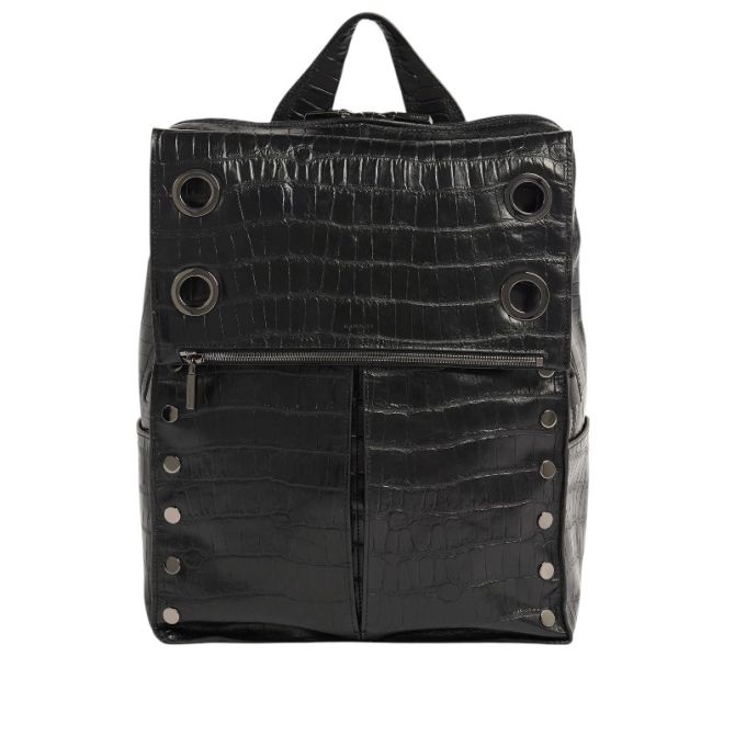 Hammitt Montana XL Backpack, Evening Crocco and Gunmetal Hardware