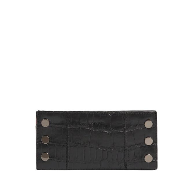 Hammitt 110 North Wallet, Evening Crocco and Gunmetal Hardware