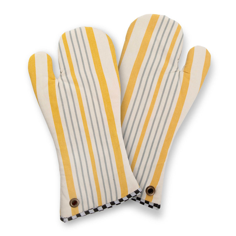 MacKenzie-Childs  Royal Check Bistro Oven Mitt