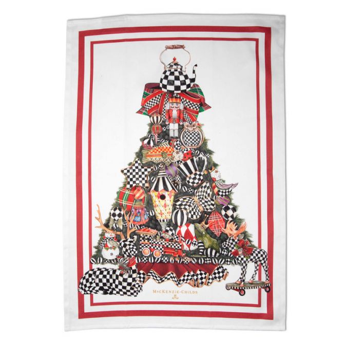 MacKenzie-Childs - Gingerbread Holiday Dish Towel - Shop Dekado