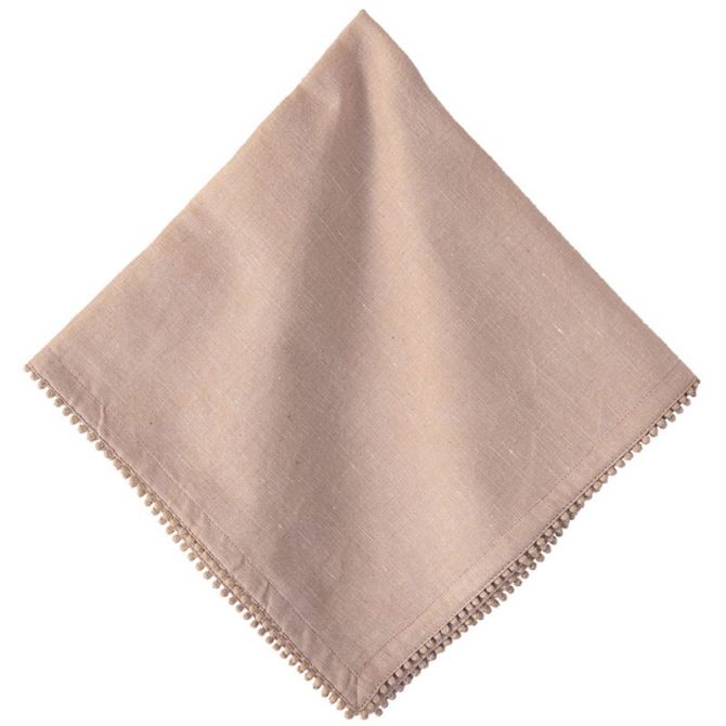 Juliska Berry Trim Napkin, Blush