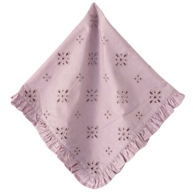 Juliska Eyelet Napkin, Lilac