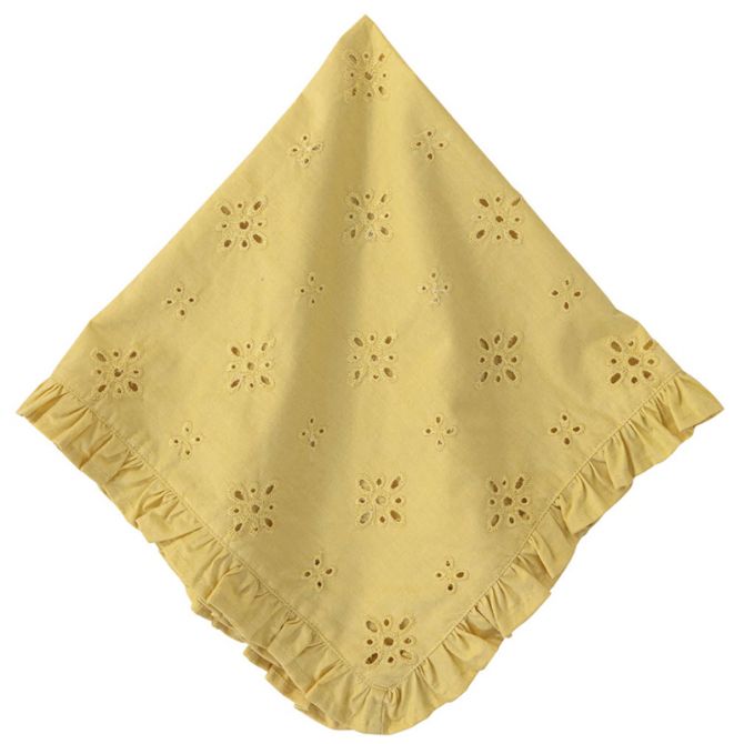 Juliska Eyelet Napkin, Sunflower