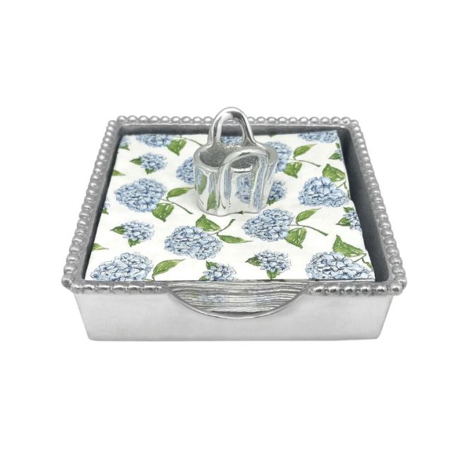 Mariposa Tote Bag Beaded Napkin Box Set