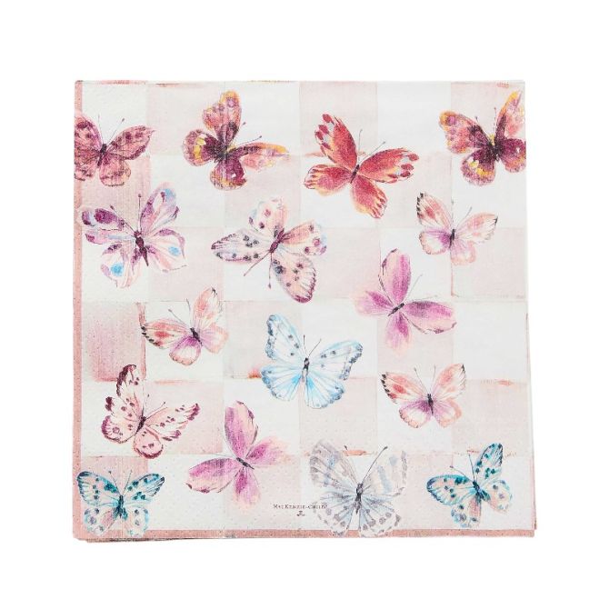 MacKenzie-Childs Butterfly Hill Dinner Paper Napkins