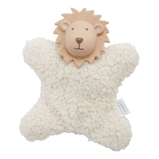 Mud Pie Rubber Plush Teethers, Lion