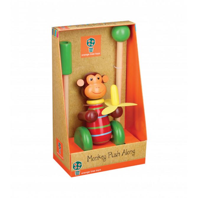 Orange Tree Toys Monkey Plush Along