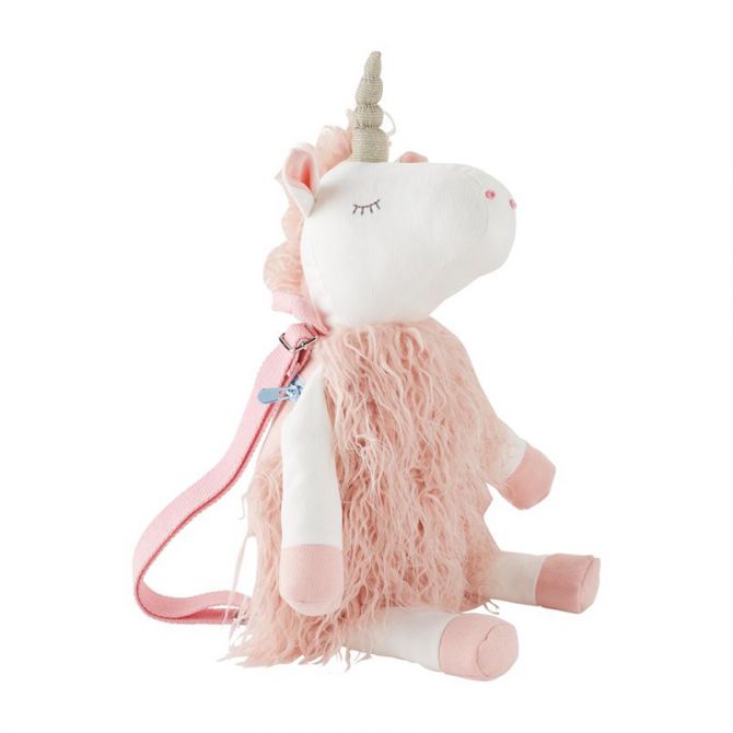 Mud Pie Plush Unicorn Backpack