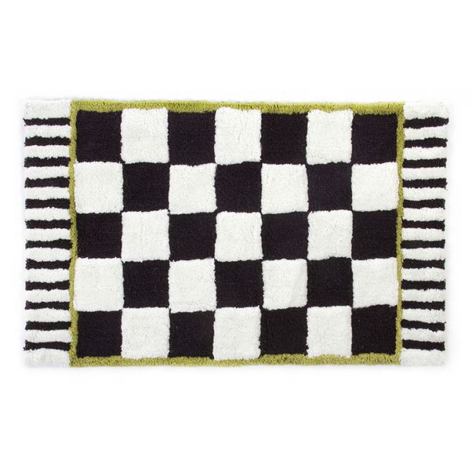 MacKenzie-Childs Courtly Check Standard Bath Rug