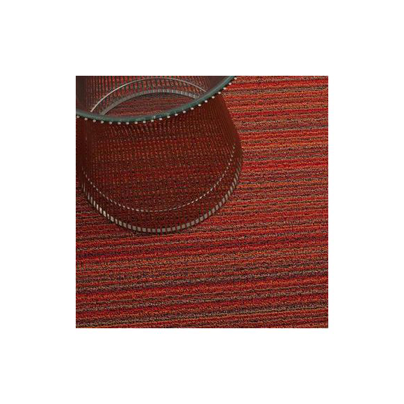 Chilewich Shag Skinny Stripe Utility Mat, Orange