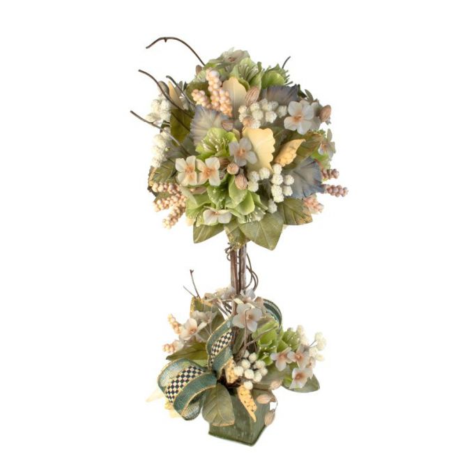 MacKenzie-Childs Tender Shoots Topiary Floral Figurine