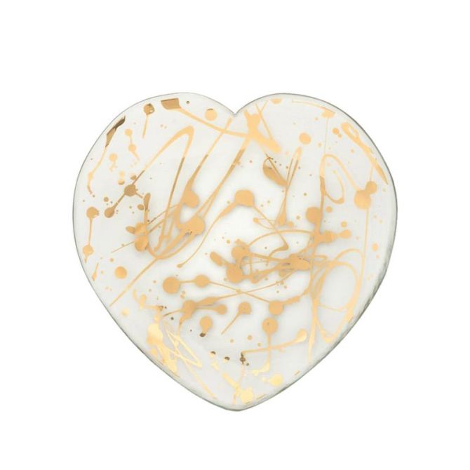 Annieglass Jaxson Heart Plate, 7"