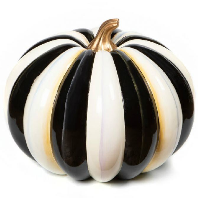 MacKenzie-Childs Courtly Stripe Outdoor Pumpkin