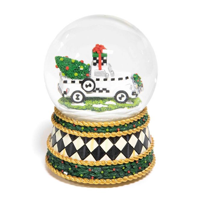 MacKenzie-Childs Farmhouse Special Delivery Snow Globe