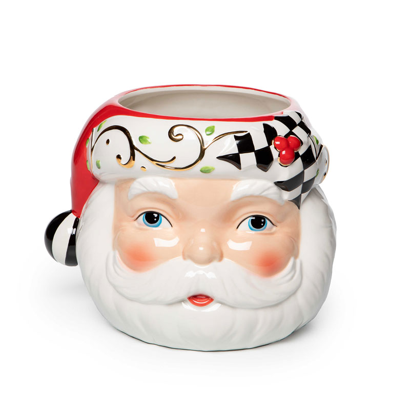 MacKenzie-Childs Santa Planter | 35509-0331 | Borsheims