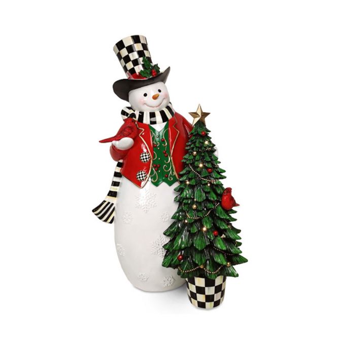 MacKenzie-Childs Snowman Trophy Figure